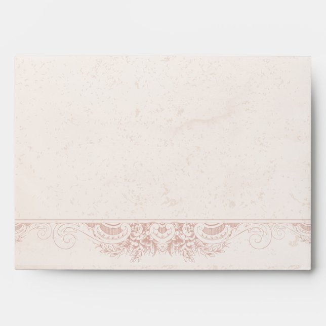 Vintage Victorian Elegant Name Custom Envelope (Front)