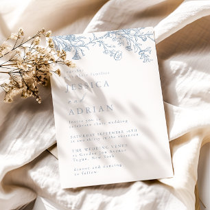 Vintage Victorian Elegant Wedding Invitation