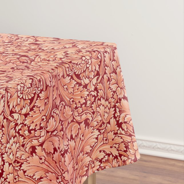 Vintage Victorian Era Acanthus Pattern Tablecloth (In Situ)