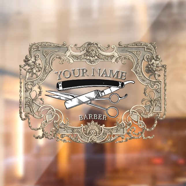 Vintage Victorian Era Steampunk Barber Template (Sheet 2)