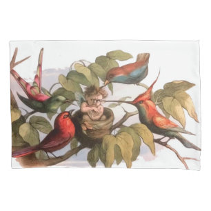 Vintage Victorian Fairy Art Richard Doyle Fairy Pillowcase