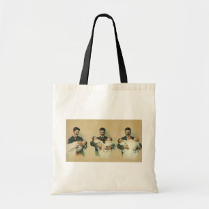 Vintage Victorian Father's Day, It's Triplets! Tote Bag