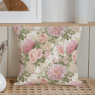 Vintage Victorian Garden  Cushion