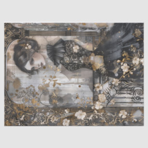 Vintage Victorian Gates & Doorways Decoupage Tissue Paper