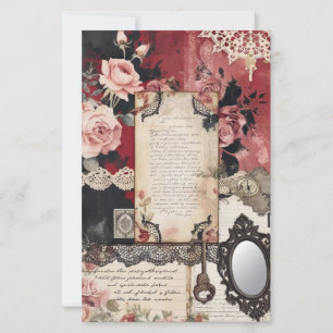 Vintage Victorian Gothic Scrapbook Paper 