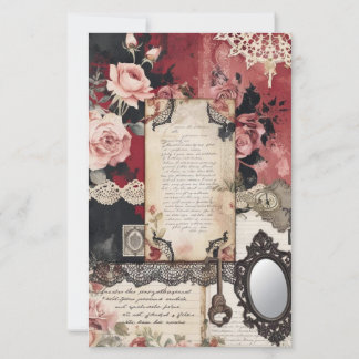 Vintage Victorian Gothic Scrapbook Paper