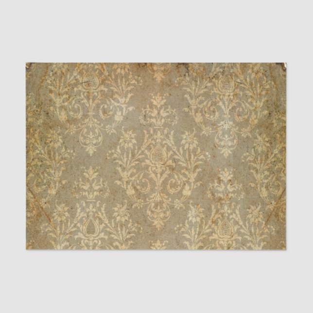 Vintage,victorian,grunge,damask,antique,wall paper (Front)