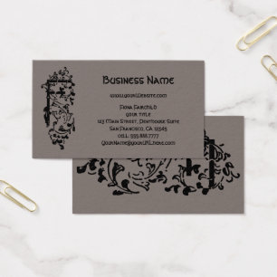 Vintage Victorian Monogram Decorative Letter F