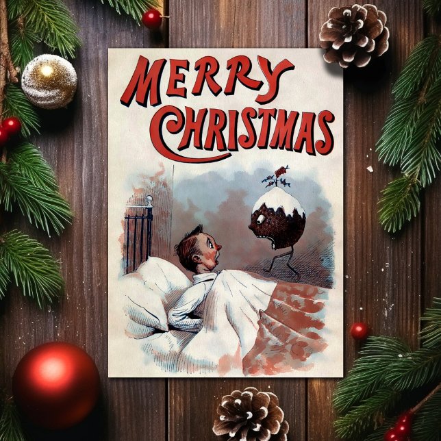 Vintage Victorian Odd Christmas Card (Creator Uploaded)