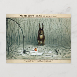 Vintage Victorian Odd Christmas Postcard