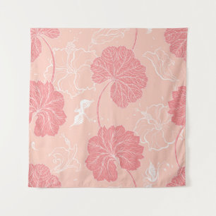 Vintage Victorian pattern with hand drawn leaves.  Tapestry