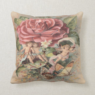 Vintage Victorian Pillow Throw