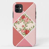 Vintage, Victorian Quilt, Pink, Rose, White