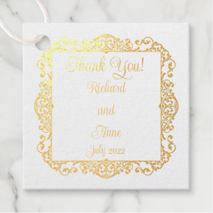 Vintage Victorian Romantic Fairytale Wedding Favour Tags
