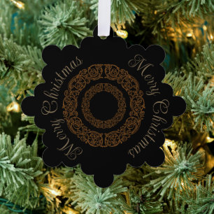 Vintage Victorian Romantic Steampunk Antique Tree Decoration Card