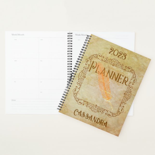 Vintage Victorian Romantic Steampunk Personalised Planner (Display)