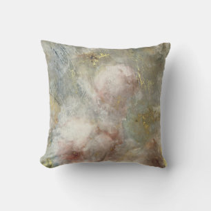 Vintage Victorian Rose Floral With Gold Accents Cushion