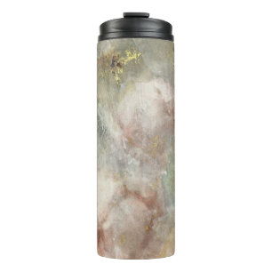 Vintage Victorian Rose Floral With Gold Accents  Thermal Tumbler