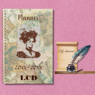 Vintage, Victorian-Style. Charming Planner