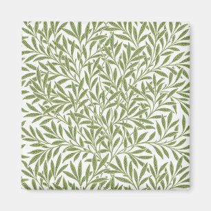 Vintage Victorian Willow Leaves by William Morris Magnet