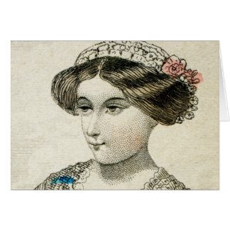 Vintage Victorian Woman in Bonnet