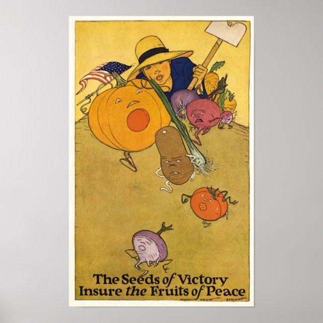 Vintage Victory Garden Poster (Front)