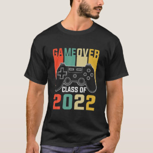 Vintage Video Game Class Of 2022 Graduation Decora T-Shirt