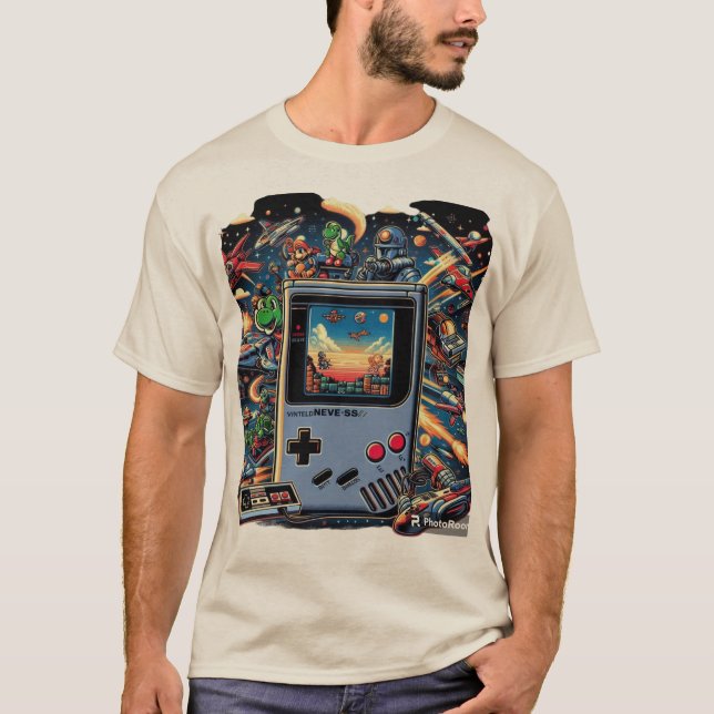 Vintage Video Game T-Shirt (Front)