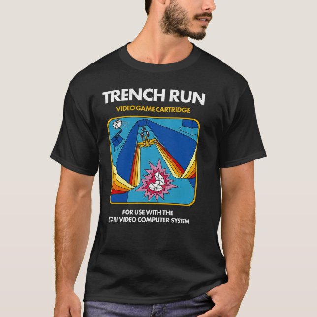 Vintage Video Games T-Shirt (Front)