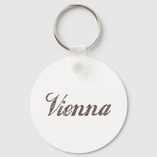 Vintage Vienna Key Ring (Front)