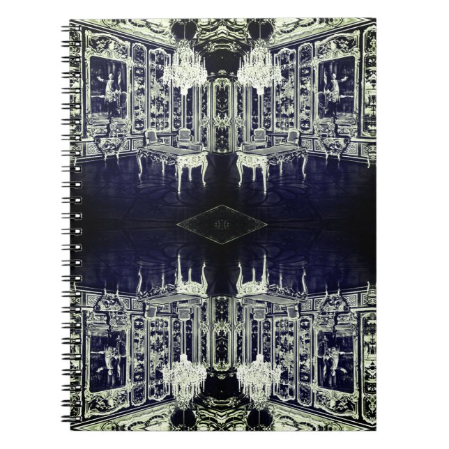 Vintage Vienna Schonbrunn palace Vieux Laque Room Notebook (Front)