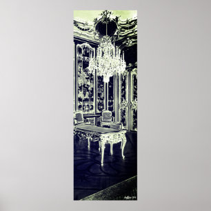 Vintage Vienna Schonbrunn palace Vieux Laque Room Poster