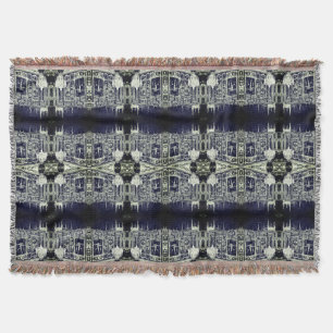 Vintage Vienna Schonbrunn palace Vieux Laque Room Throw Blanket