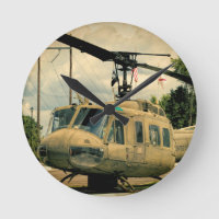 Vintage Vietnam Era Uh-1 Huey Military Helicopter