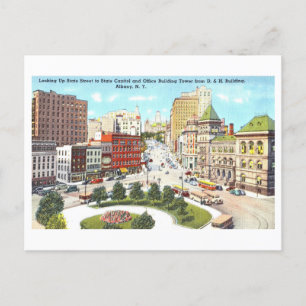 Vintage View of Albany, New York, Postcard