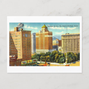 Vintage View of El Paso, Texas, Postcard