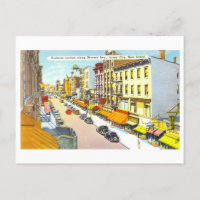 Vintage View of Jersey City, New Jersey,