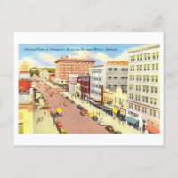 Vintage View of Macon, Georgia,