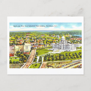Vintage View of Providence, Rhode Island, Postcard