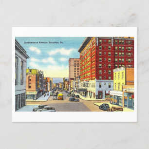 Vintage View of Scranton, Pennsylvania, Postcard