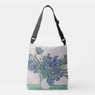 Vintage Vincent Van Gogh Irises Crossbody Bag