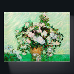 Vintage Vincent Van Gogh Roses (1890) Paperweight<br><div class="desc">Pretty , Vintage , Beautiful painting Vase with Pink Roses (1890) by Vincent Van Gogh Sticker. This is an old masterpiece from the dutch master painter Vincent Van Gogh. This fine art old oil painting of has beautiful, vibrant, saturated colour. This old painting depicts a vase of roses. This is...</div>