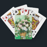 Vintage Vincent Van Gogh Roses (1890) Playing Cards<br><div class="desc">Pretty , Vintage , Beautiful painting Vase with Pink Roses (1890) by Vincent Van Gogh Sticker. This is an old masterpiece from the dutch master painter Vincent Van Gogh. This fine art old oil painting of has beautiful, vibrant, saturated color. This old painting depicts a vase of roses. This is...</div>