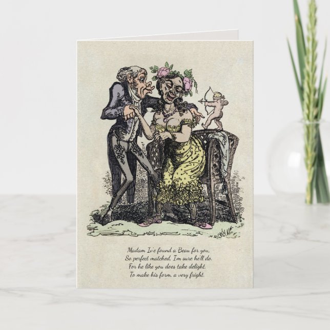 Vintage Vinegar Valentines Card (Front)