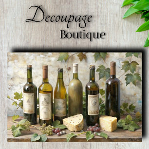 Vintage Vineyard Decoupage Tissue Paper