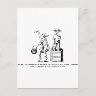Vintage Vintagers (winemakers/harvesters) Postcard