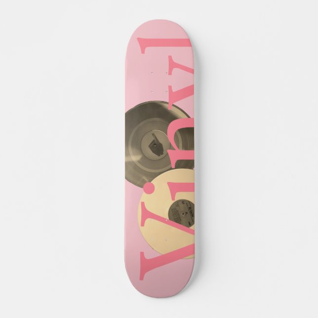Vintage vinyl pk skateboard (Front)