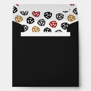 Vintage Vinyl Record 45 RPM Black Envelope – Retro