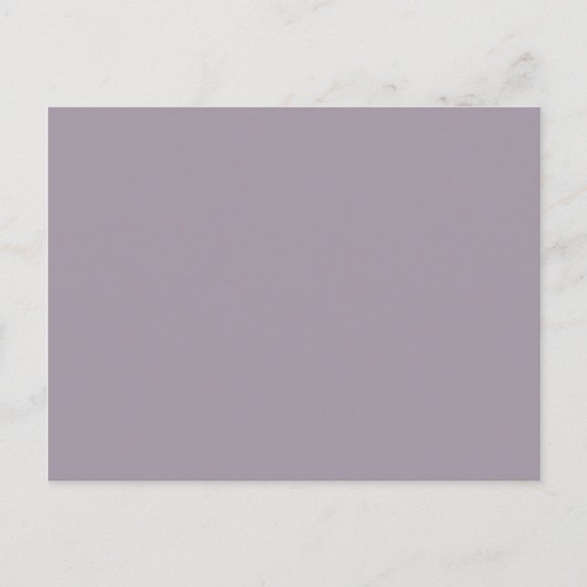 Vintage Violet Light Dusty Purple Trend Colour Postcard (Front)