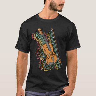 Vintage Violin Fiddle Whisperer Pun T-Shirt